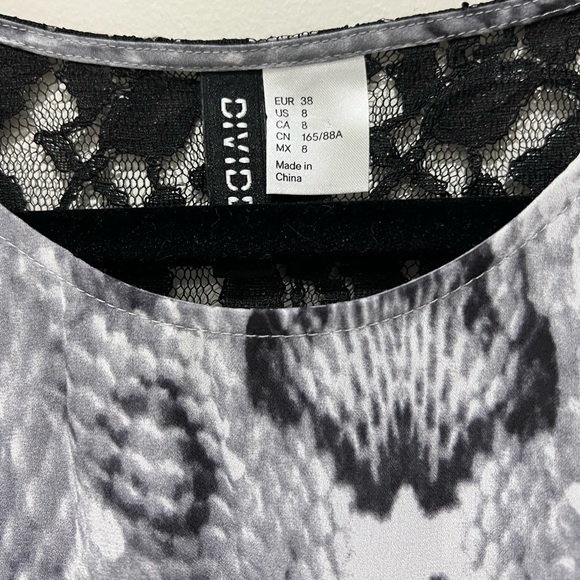 High-low H&M snake-print dress - Picture 2 of 5